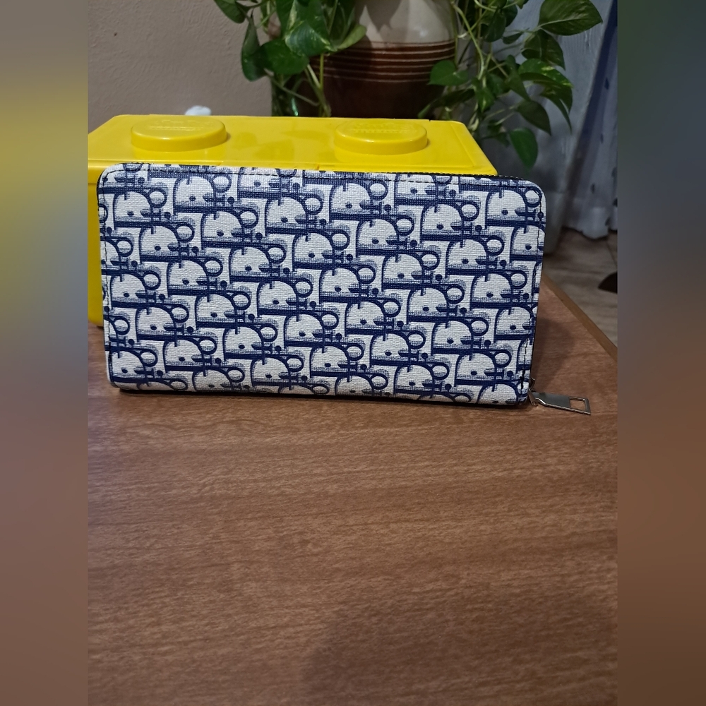 Fashion Desighn   Blue and White Wallet Brown And Black - Picture 2 of 4